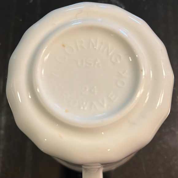 Corning Corelle English Meadow Flat Cup / Mug Swirl Floral.  Set of 2. - Picture 13 of 13